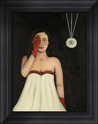 Framed Her Wondering Eye 2 Print