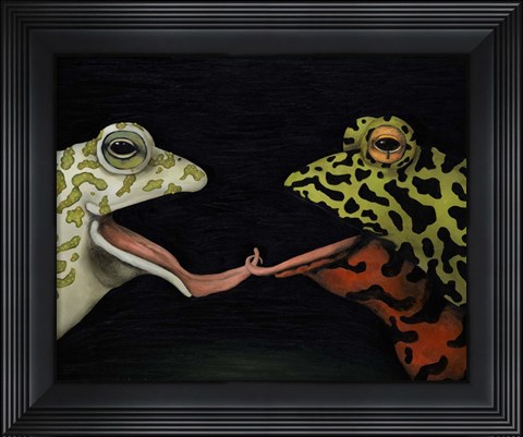 Framed Horny Toads 1 Print