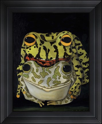 Framed Horny Toads 2 Print