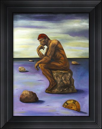 Framed Last Man In The World Print