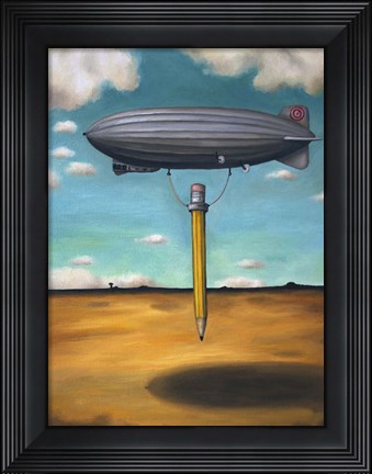 Framed Lead Zepplin Print