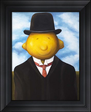 Framed Lemon Head Print