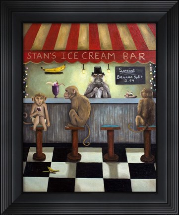Framed Monkey Business Print