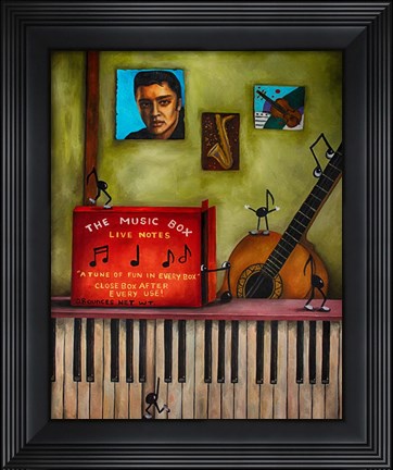 Framed Music Box Print