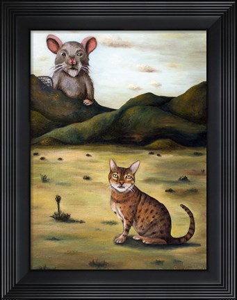Framed My Cat&#39;s Worst Nightmare Print