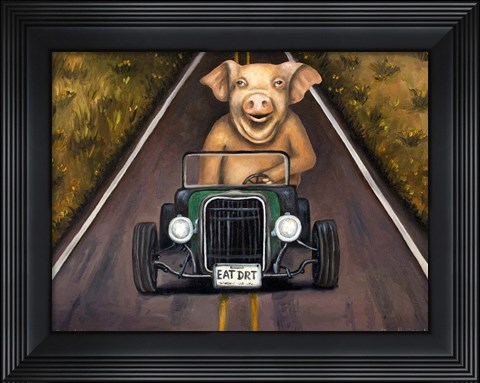 Framed Road Hog Print