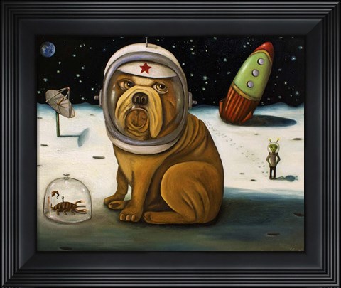 Framed Space Crash Print