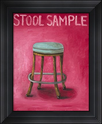 Framed Stool Sample Print