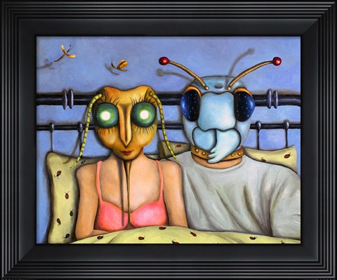Framed Love Bugs Print