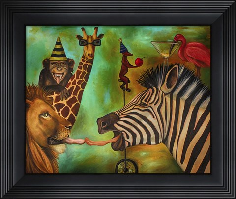 Framed Party Animals Print
