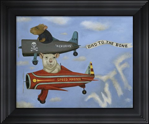 Framed Ratrace #5 Print