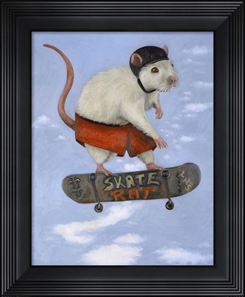 Framed Skate Rat Print