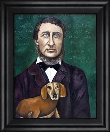 Framed Thoreau Print