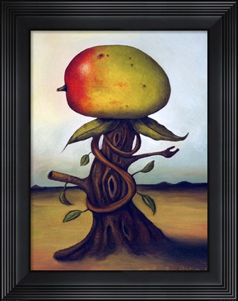 Framed Mango Fruit Tree Print