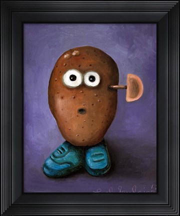 Framed Misfit Potato 1 Print