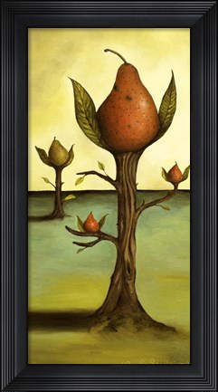 Framed Pear Tree 1 Print