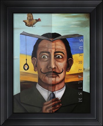 Framed Book Of Surrealism Print