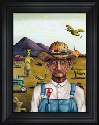 Framed Eccentric Farmer 1 Print