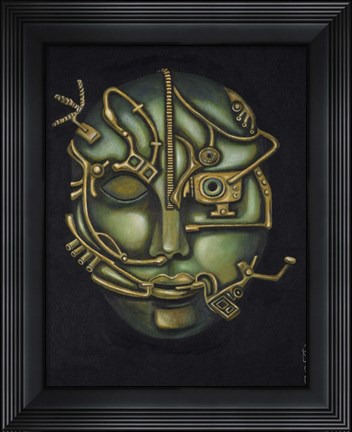 Framed Metal Head Print