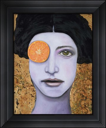 Framed Orange Crush Print