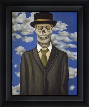 Framed Skeleton From My Closet Print