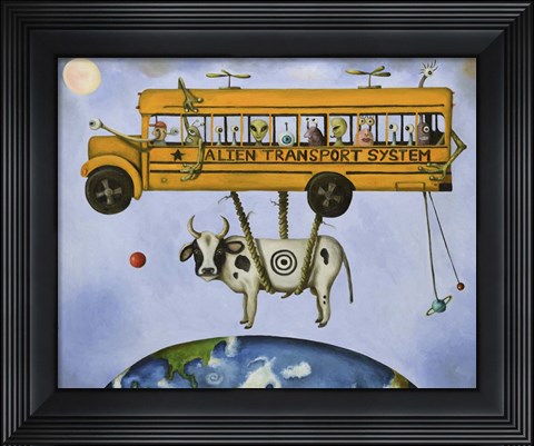 Framed Alien Transport Print