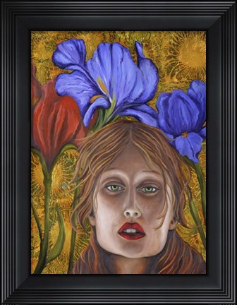 Framed Iris Print