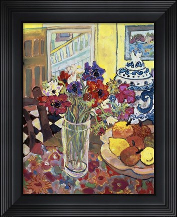 Framed Anemones Print