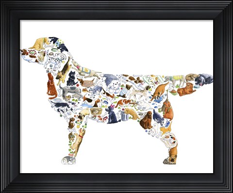 Framed Dog Print