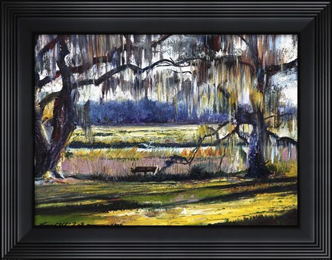 Framed Lowcountry Spanish Moss Escape Print
