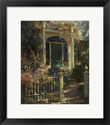 Framed Portsmouth Doorway Print