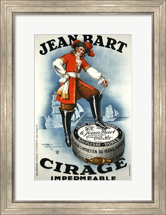 Framed Jean Bart Impermeable Cirage Print