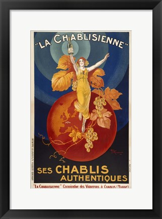 Framed La Chablisienne Print