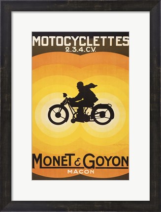 Framed Monet &amp; Goyon Print