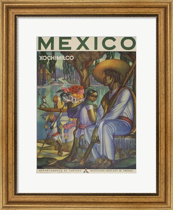 Framed Xochimilco Print