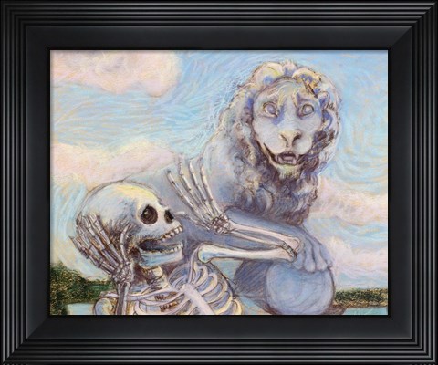 Framed Ahh! Scary! Print