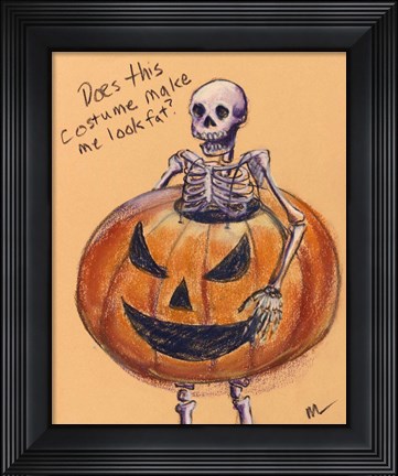 Framed Does this costume make me look fat? Print