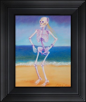 Framed Skelly Dancer II Print