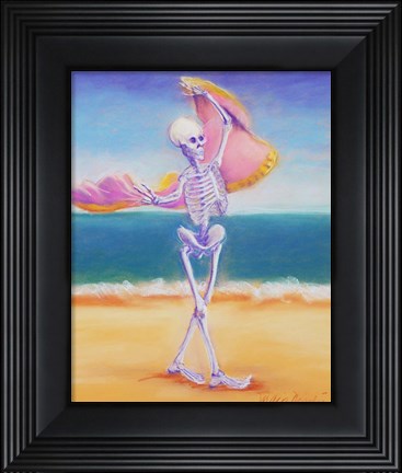 Framed Skelly Dancer III Print