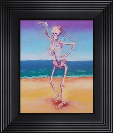 Framed Skelly Dancer IV Print