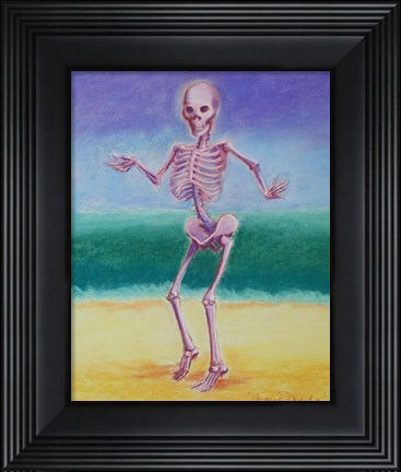 Framed Skelly Dancer V Print
