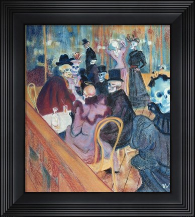 Framed Au Moulin Skelly Print