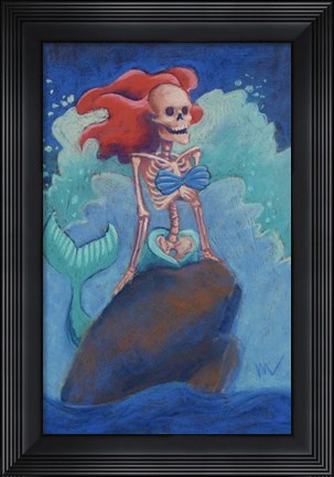 Framed Part of Your (Skelly) World Print