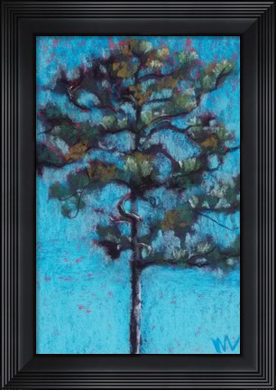 Framed Tall Pine, Blue Sky, Julington Durbin Preserve Series Print