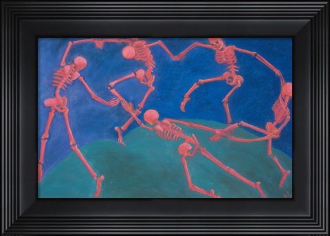 Framed (Skelly) Dance Print