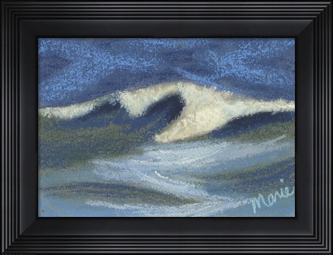 Framed Wave Portrait No. 18 Print