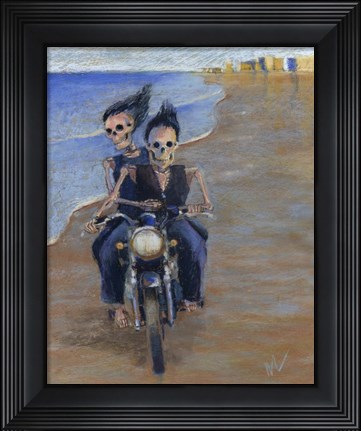 Framed Bone to be Wild Print