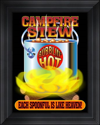 Framed Campfire Stew Print