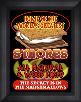 Framed S&#39;Mores Print