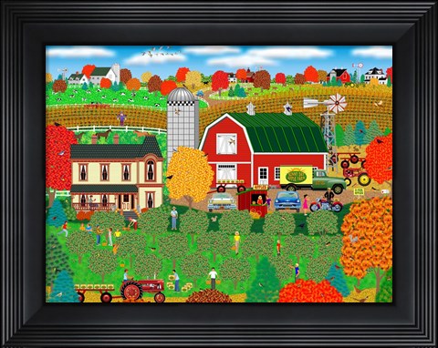 Framed Harvest Time Print